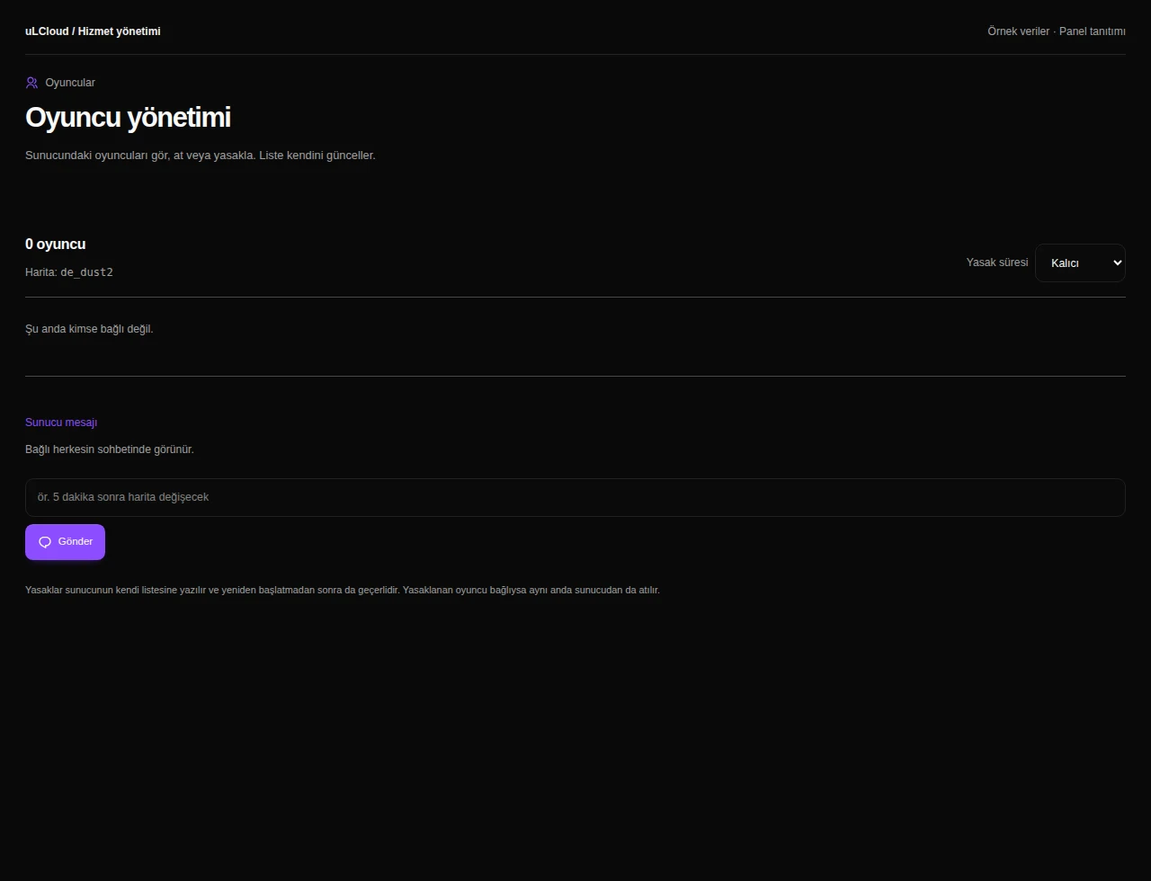 Counter-Strike 2 — CS2 players. Actual panel design · Sample data · Available features depend on your plan.